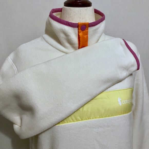 Cotopaxi NWT Ivory Teca Fleece Pullover Jacket Women Various - Picture 4 of 11